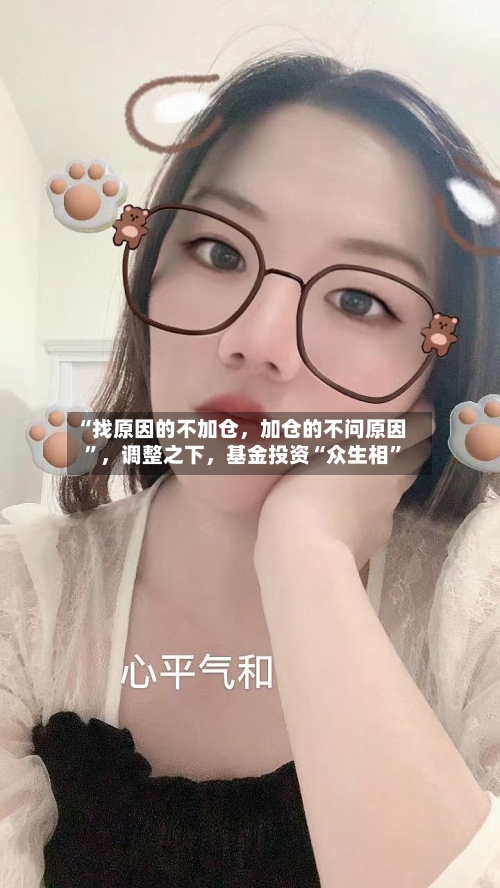 “找原因的不加仓	，加仓的不问原因	”，调整之下，基金投资“众生相”-第3张图片