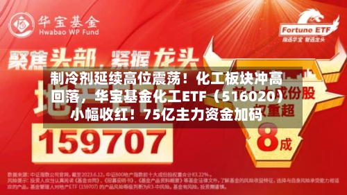 制冷剂延续高位震荡！化工板块冲高回落，华宝基金化工ETF（516020）小幅收红！75亿主力资金加码-第2张图片